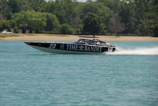 Time Bandit offshore
