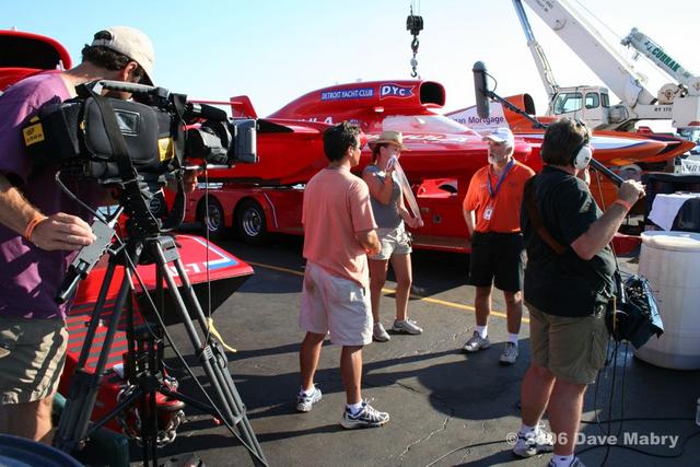 Ken Muscatel being interviewed