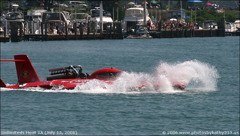 Pulling away from the pit