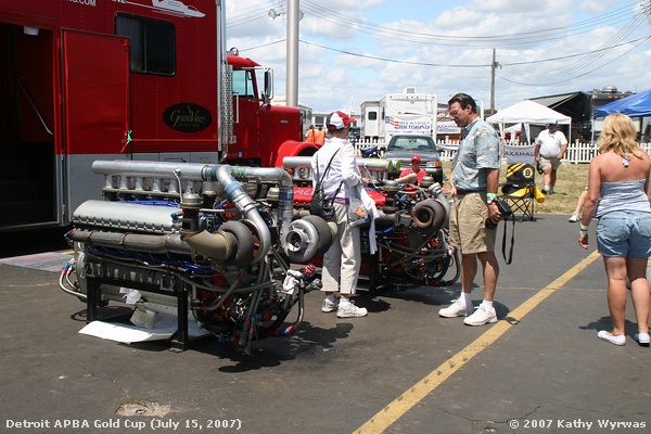 Engines on display