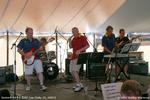 Bands entertained in the air-conditioned tent