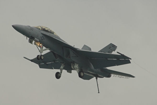 US Navy F/A-18 Hornet demonstration