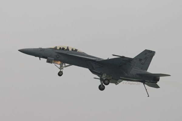 US Navy F/A-18 Hornet demonstration