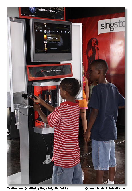 In the Playstation3 trailer