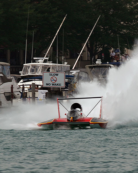 No Wake Zone - by John Bates