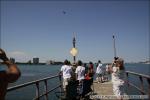 Watching from the (leaning) fishing pier on Belle Isle