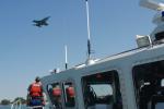 F-18 and USCG boat