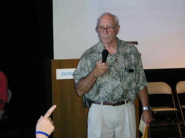 Fred Alter speaks at the Dossin