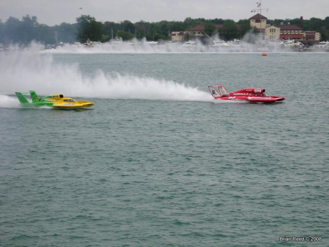 Heat racing as seen from Judges Stand